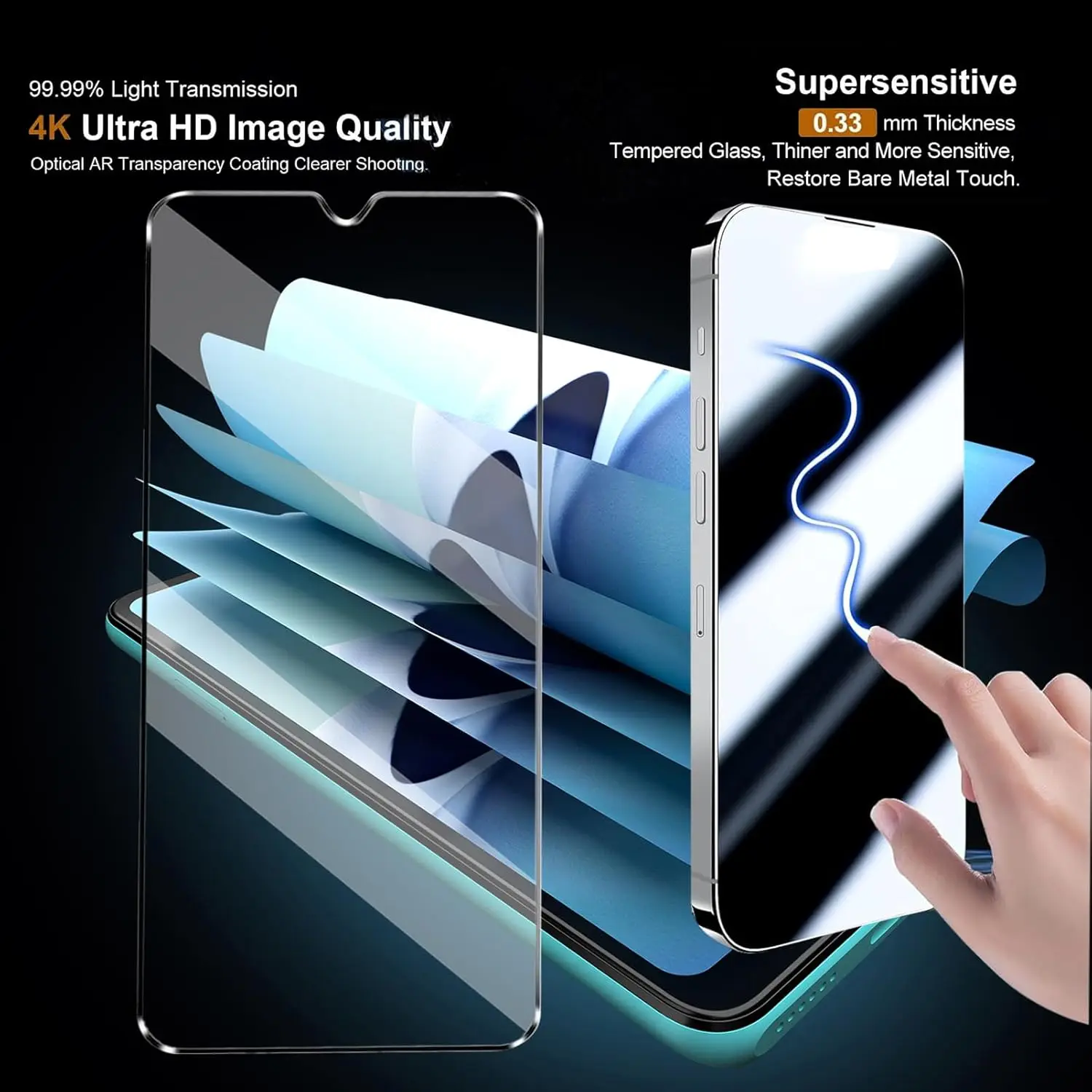 Premium Tempered Glass Screen Protector - Enhanced Durability and Clarity