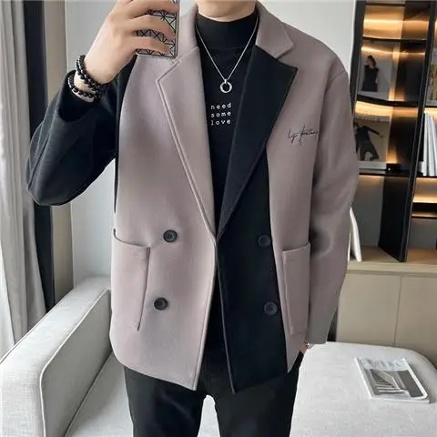 Spring Autumn KPOP Fashion Style Harajuku Slim Fit Tops Loose Casual All Match Windbreak Outerwear Button Long Sleeve Jacket