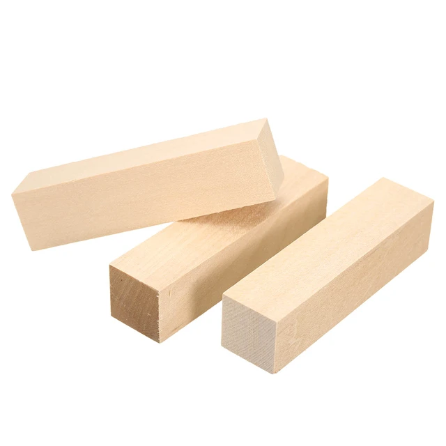 10pcs Basswood Wood Carving Blocks Kit - Whittling Blanks Beginners Soft Wood  Carving Block Set Hobby Kit