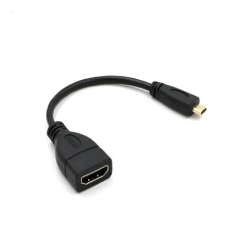 

Новинка, HDMI-Совместимый телефон, мини-кабель-удлинитель Micro D типа 90 градусов, с прямоугольным штекером для HDTV AF