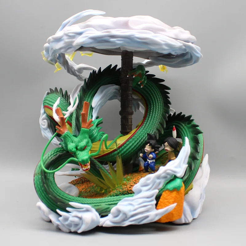 

22cm New Dragon Ball Mx Son Goku And Dragon Gk Kalinta Anime Figure Statue Action Doll Model Collectible Childrens Surprise Gifs