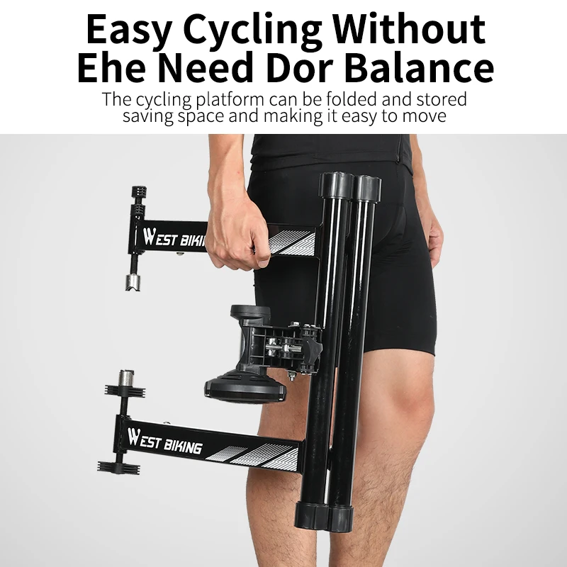 WEST BIKING 屋内サイクリングトレーナー 6 スピード磁気抵抗ワイヤー