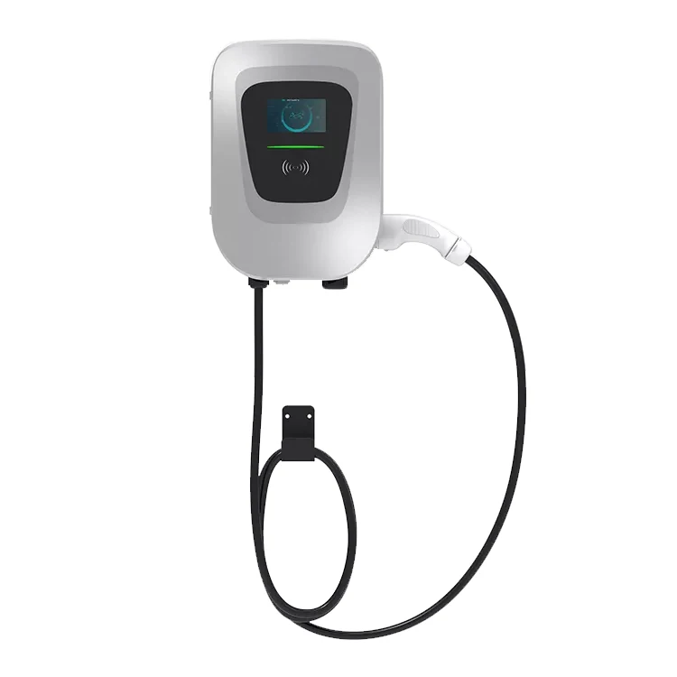 Parete Per Uso Domestico Mobile Portatile Ac Wallbox Auto Elettrica Ev Pila Di Ricarica 7Kw Stazione Di Ricarica Per Auto Domestica