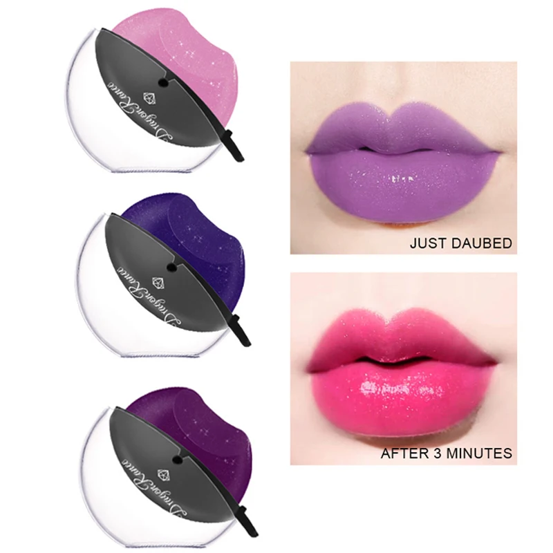 

Glitter Temperature Change Lipstick Moisturize Color Changing Lazy Lip Seal Tint Lip Pearlescent Glitter Balm Lasting Waterproof
