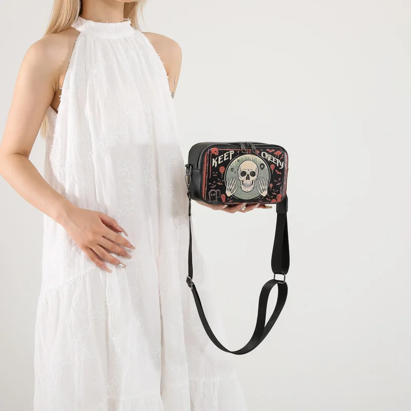 PU Leather Crossbody Bag for Women Adjustable Strap Satchel Purse