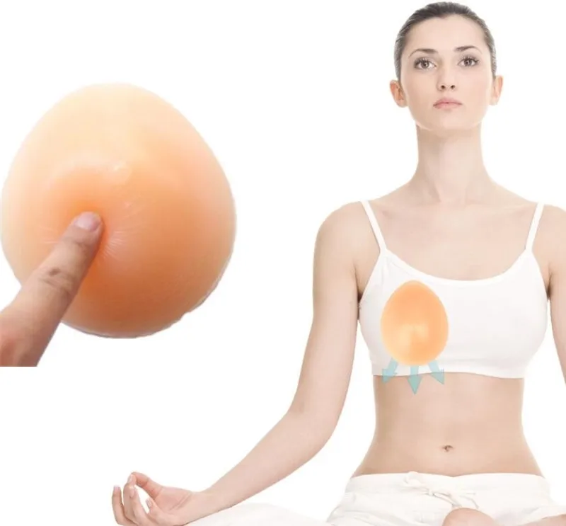 La Forma Del Seno In Silicone 1Pc Supporta Protesi Al Seno Falso In Silicone A Spirale Artificiale 100G-350G Spugna Super Morbida