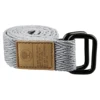 Solid Color Canvas Belt Double Ring Buckle Adjustable All-Match Belt Long Waistband For Men Women