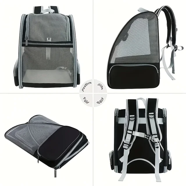 Cat bag for Going Out Portable Portable Backpack for pet multi-purpose breathable folding cat backpack 5