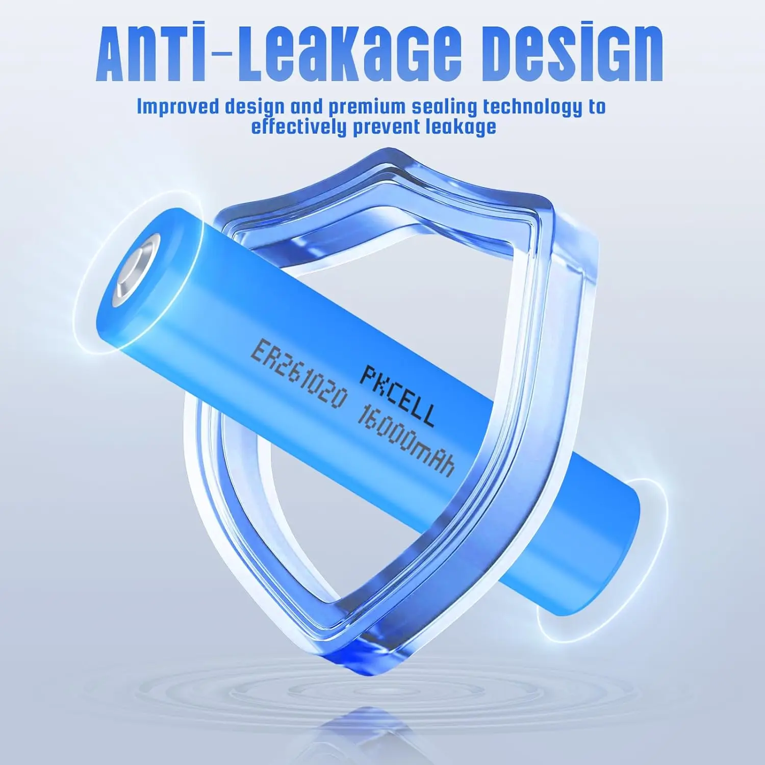 30PCS PKCELL 3.6V Battery ER261020 Non-rechargeable (Primary) 16000 mAh Batteries 18amp DBL C Cell Lithium Battery