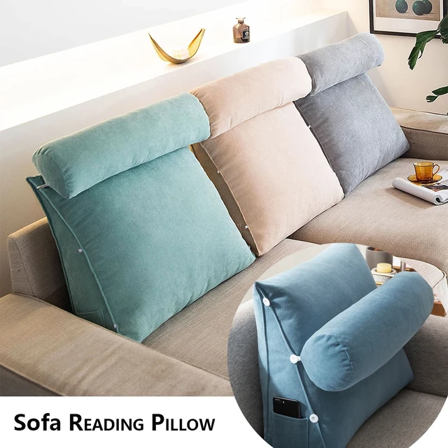 Reading Pillow Sofa Cushion Back Pillow Bed Big Backrest Reading