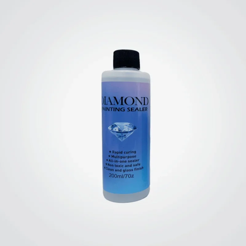 Diamond Painting Sealer 60ML/100ML/200ML with Brushes Permanent Hold & Shine Effect