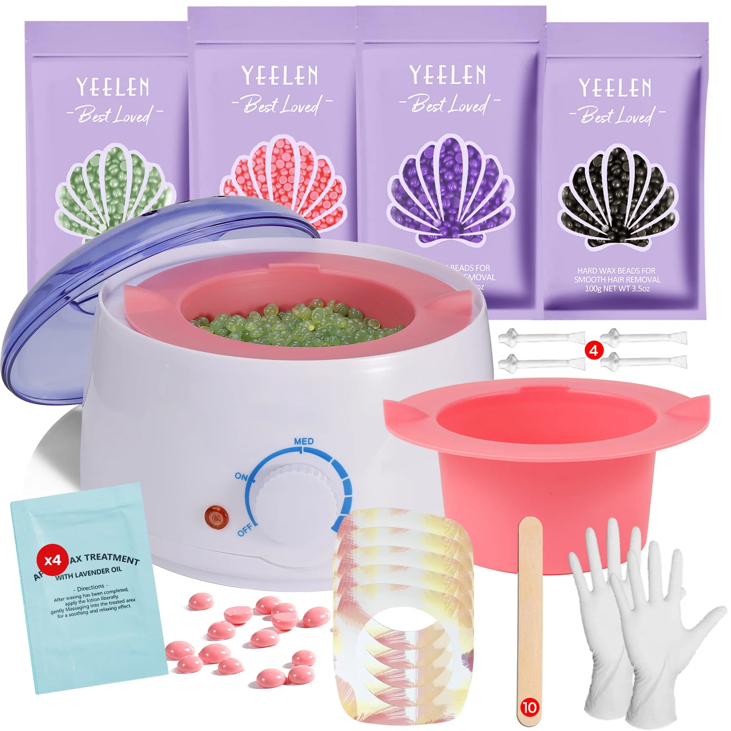 Hair Removal Kit for Men and Women Hot Wax Heating Tank With US Plug Suitable for Any Part of The Body