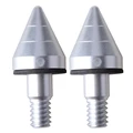2PCs Rear Silver