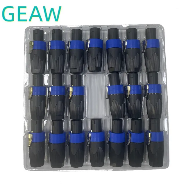 25 Pz Per Neutrik NL4FC Professionale 4-core Speakon Connettore Spina Dell'altoparlante 4 Pin Audio Altoparlante Spina Twist Lock Cavo Adattatore - Foto 8