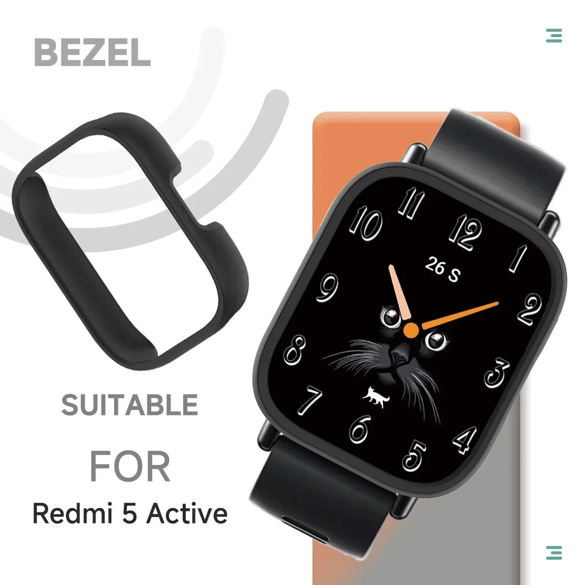 Matte Protective Bumper Shell for Smartwatch - PC Hollow Case Cover