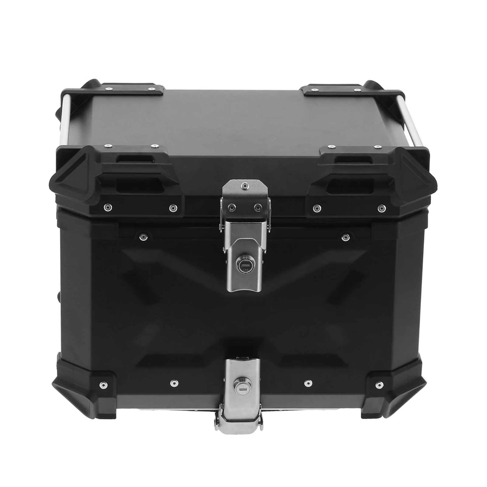 Motorbike Storage Box Top Box Tail Trunk Carrier Universal 45L Motorcycle Aluminum Top Case Tail Luggage