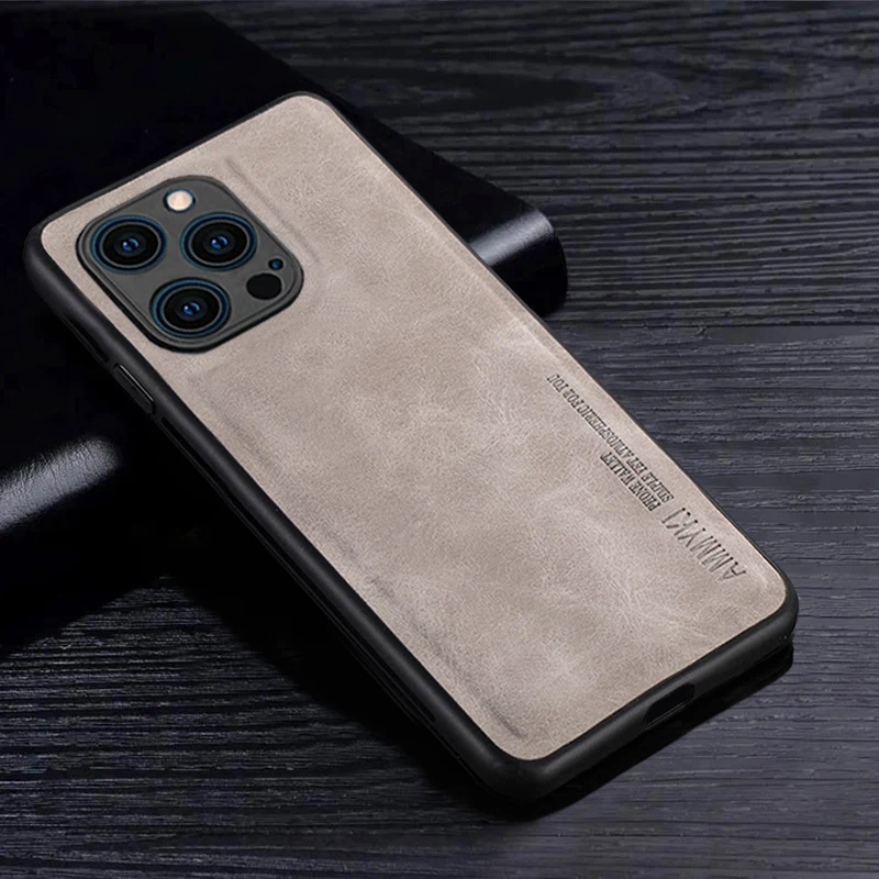 Hot Leather Case For Apple Iphone 11 12 13 14 15 16 16e Pro MAX Case Silicone For Iphone 11 12 13 14 15 16 Mini Pro max Case 5