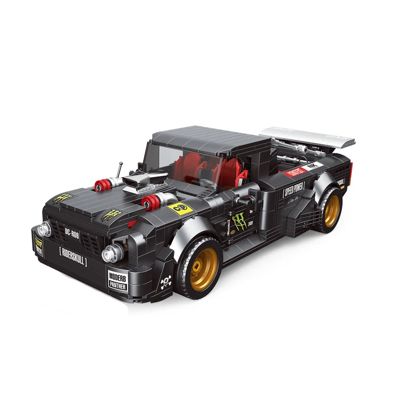 Technician Ideal MOC Modified Pickup Truck Retro Classic Car Model Building Blocks Bricks KC013 KC012 Vehicle Toys Kids Gift Set | Игрушки и