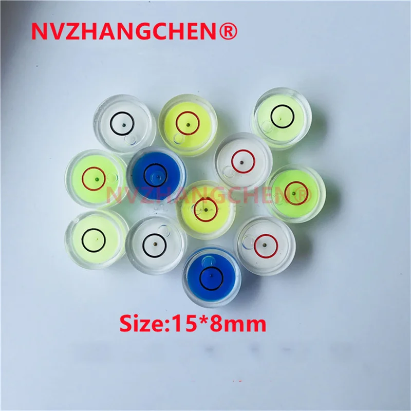 Precision Horizontal Bubble Bulls Eye Horizontal Spirit Level Bubble Inclinometer Green Bullseye for Diy Horizontal Measure Tool