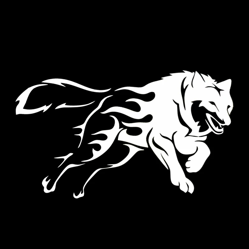 Рисунок 3 - Интересные автомобильные наклейки Running Wolf