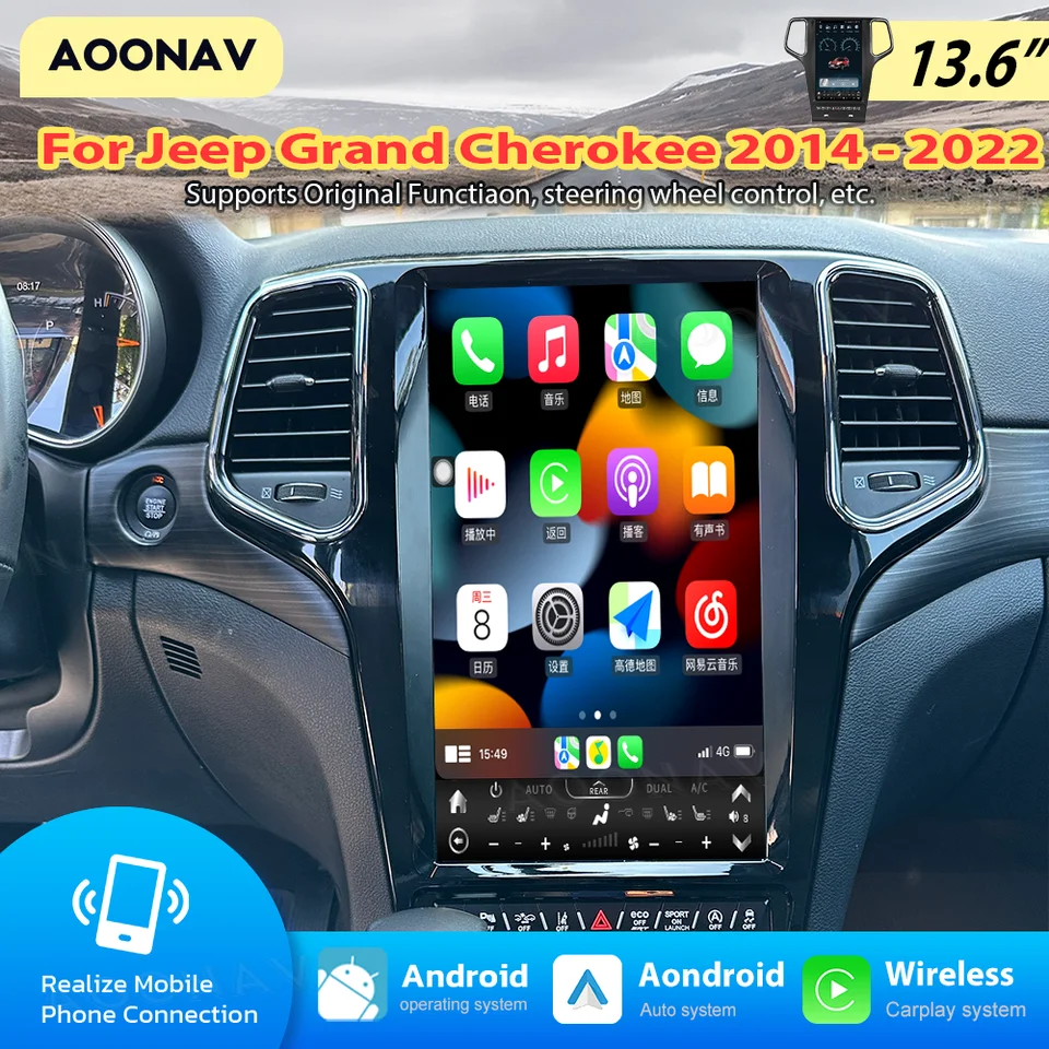 for Jeep Grand Cherokee Radio Upgrade 2014-2020 Malta for Jeep Grand Cherokee Radio Upgrade 2014-2020 Malta