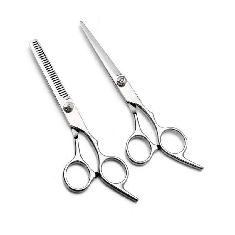 Stainless Steel Pet Dogs Gromming Scissors Shears Sharp Edge Animals Cat Hair Cutting Barber Cutting Tools 17.5cm