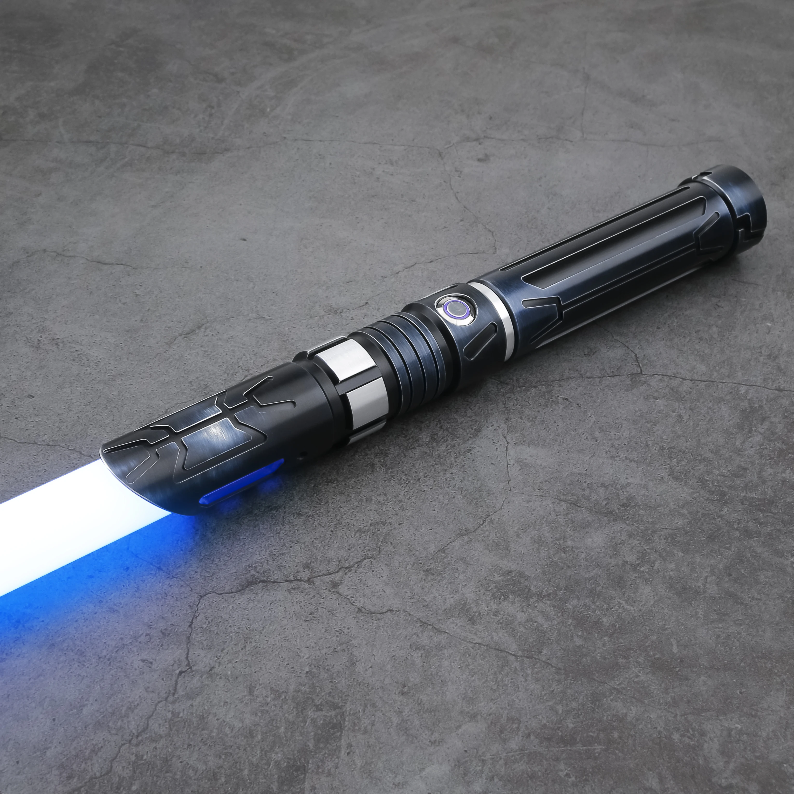 TXQSABER – sabre Laser de Duel lourd, balançoire lisse, Pixel personnalisé, lame de 1 pouce, 12 couleurs, Cosplay, Blaster, jouets pour enfants