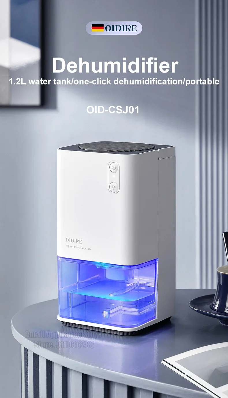 Xiaomi ODI-CSJ01 Portable Dehumidifier 1.2L Water Tank
