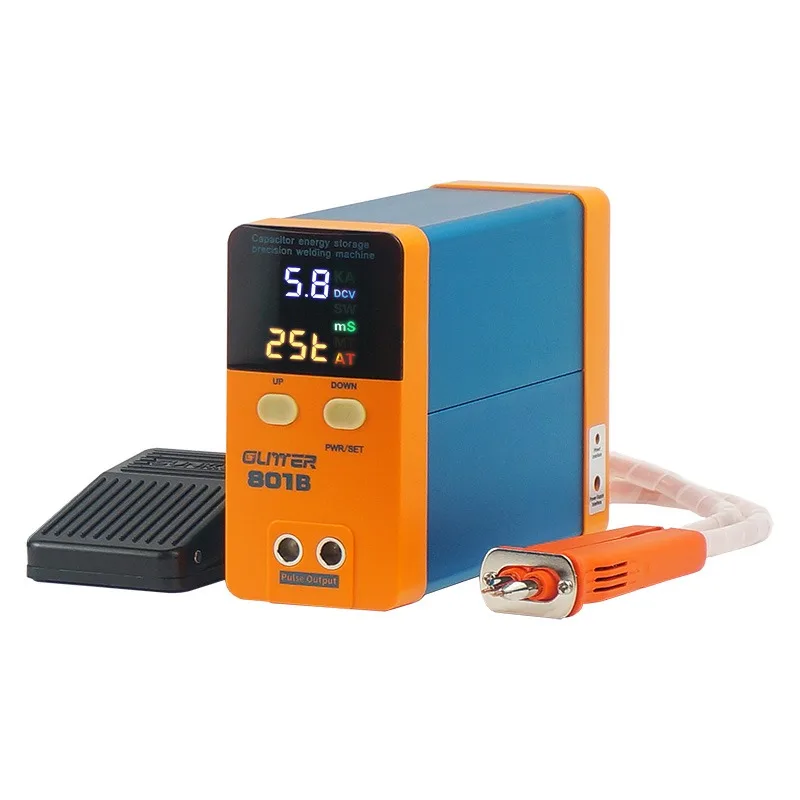 GLITTER 801B battery spot welder 11.6 KW 500A High Power welding Precision Pulse Spot Welder Voltage Measurement Dual Feature 5