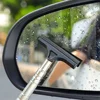 Car Rearview Mirror Wiper Stainless Steel Telescopic Retractable Layered Brush Head Auto Mirror Wash Clear for Auto Accessories 2