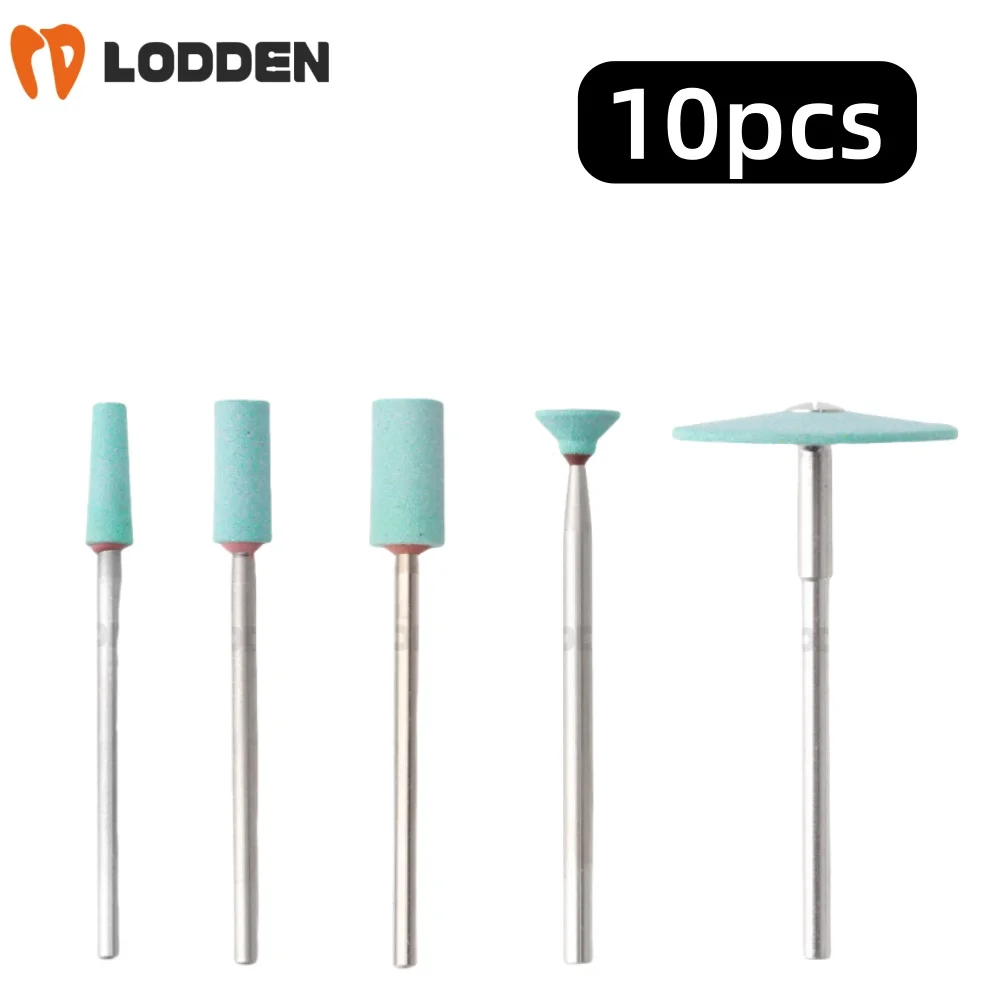 10 stücke Dental Zirkonia Polieren Burs DG für emax Labor Polierer Medium Grit Grün Keramik Schwangere Diamant Burspcs
