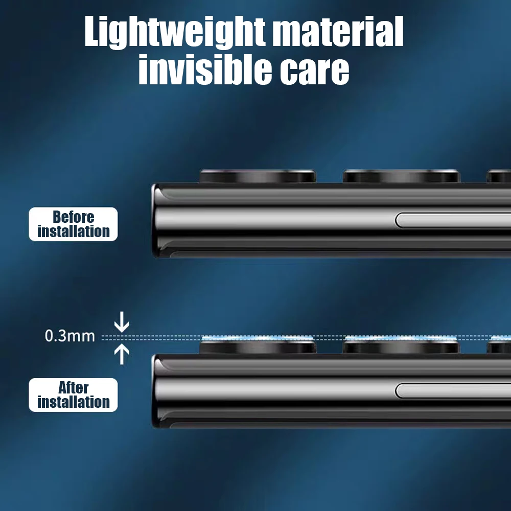 Rear Camera Lens Protector - HD Clear Tempered Glass Film
