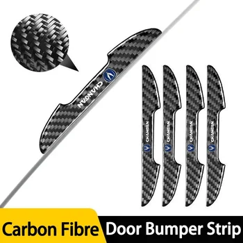 4PCS Adesivi Per Auto Per Changan CS75 CS35 Più CS15 CS95 RAETON CX70 CS55 EADO CX20 Alsvin CS15EV Adesivi Per Porte Auto In Fibra di Carbonio