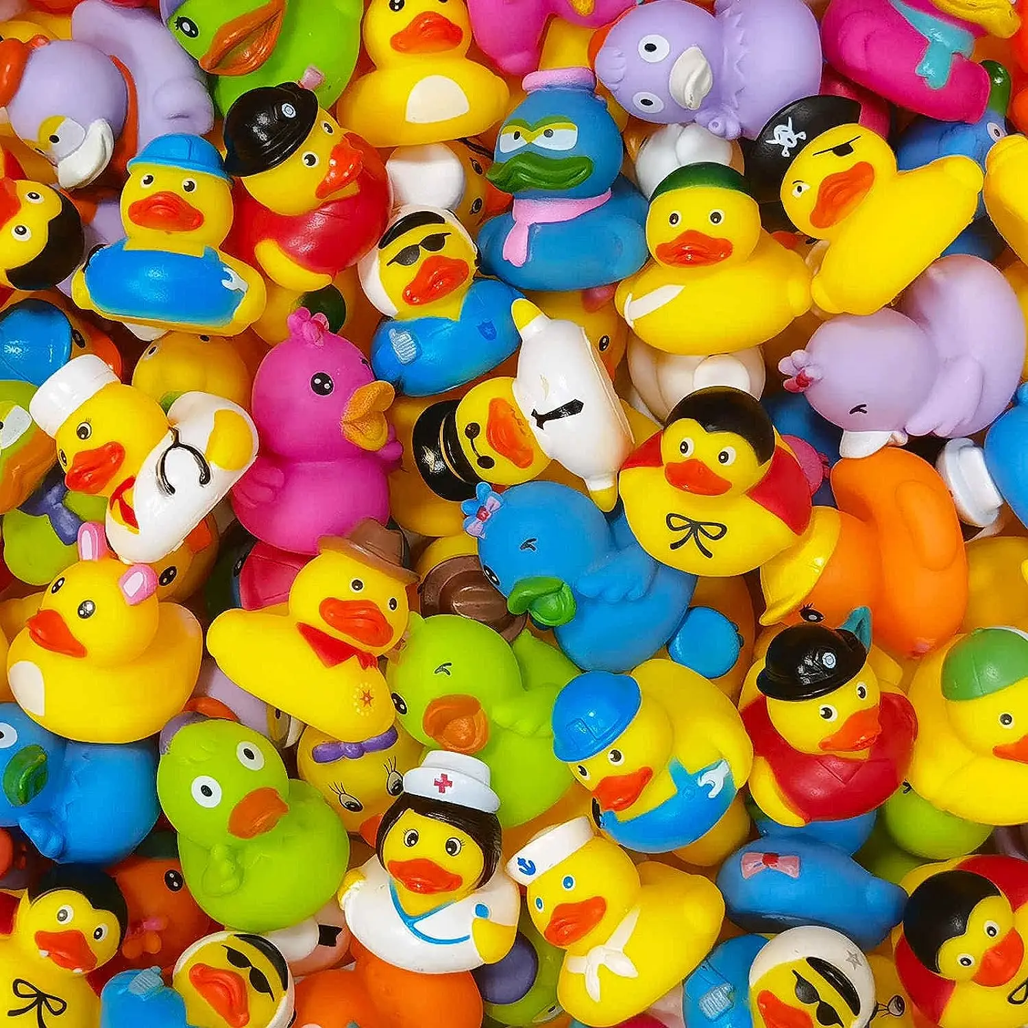 5-40 PCS New Cute Rubber Duck Assorted Duck Toys Shower Toy Gifts Birthday Party Gifts Decorations 5