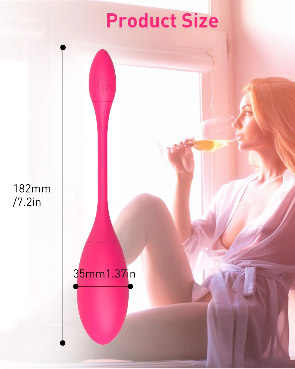 Wireless Remote Control G-Spot Vibrator with App Function
