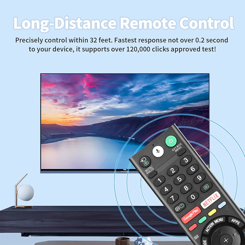 RMF-TX310P Telecomando vocale di ricambio per TV Sony KD-55A8G KD-65A8G KD-75X8000G KD-65X8000G KD-55X8000G KD-49X8000G KD-43X8000G KD-65X8077G KD-55X8000G KD-55X8000G 77G KD-65X7500F KD-55X7500F