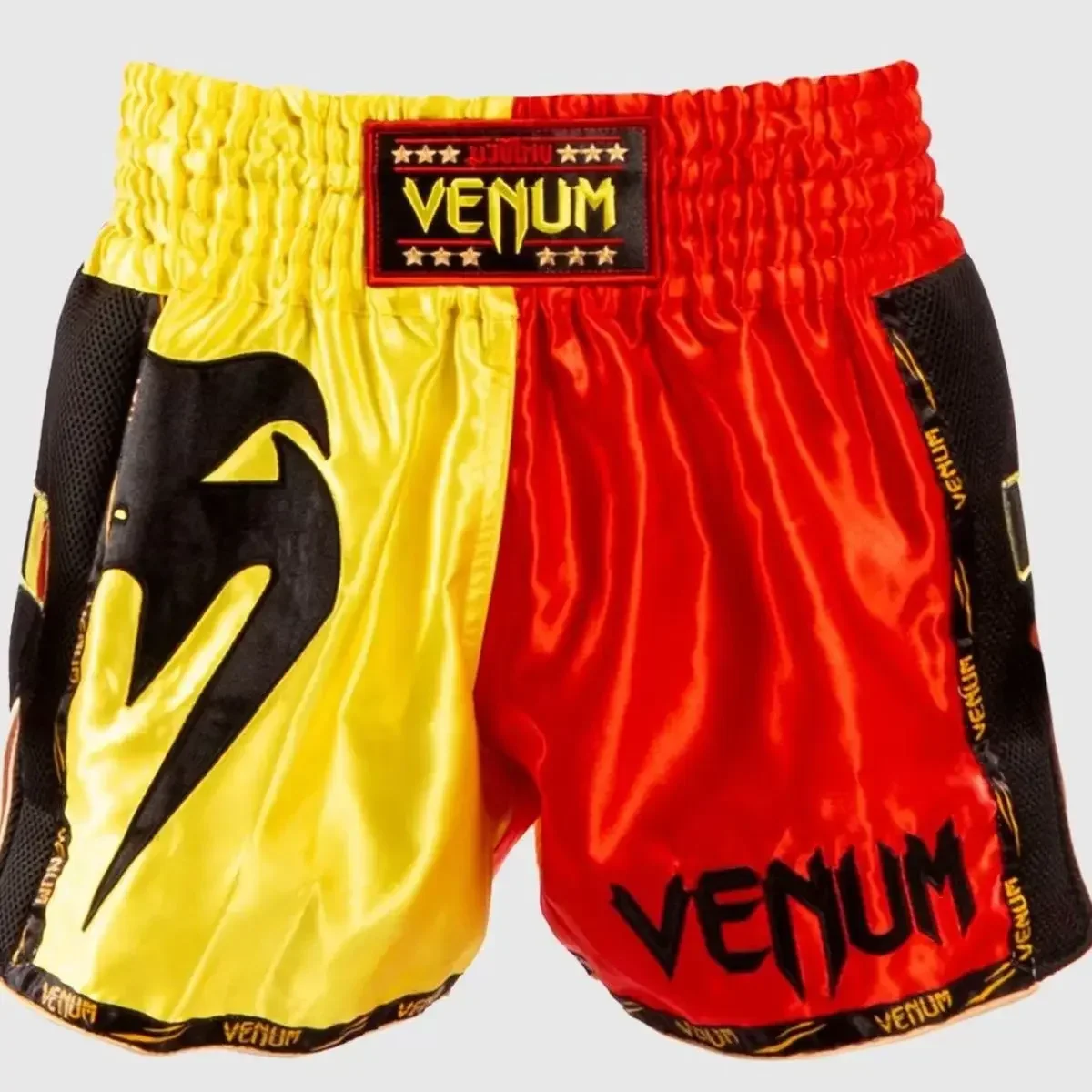 

Мужские шорты для тренировок Venom MT Flag, боксерские шорты в стиле муай-тай с вышивкой