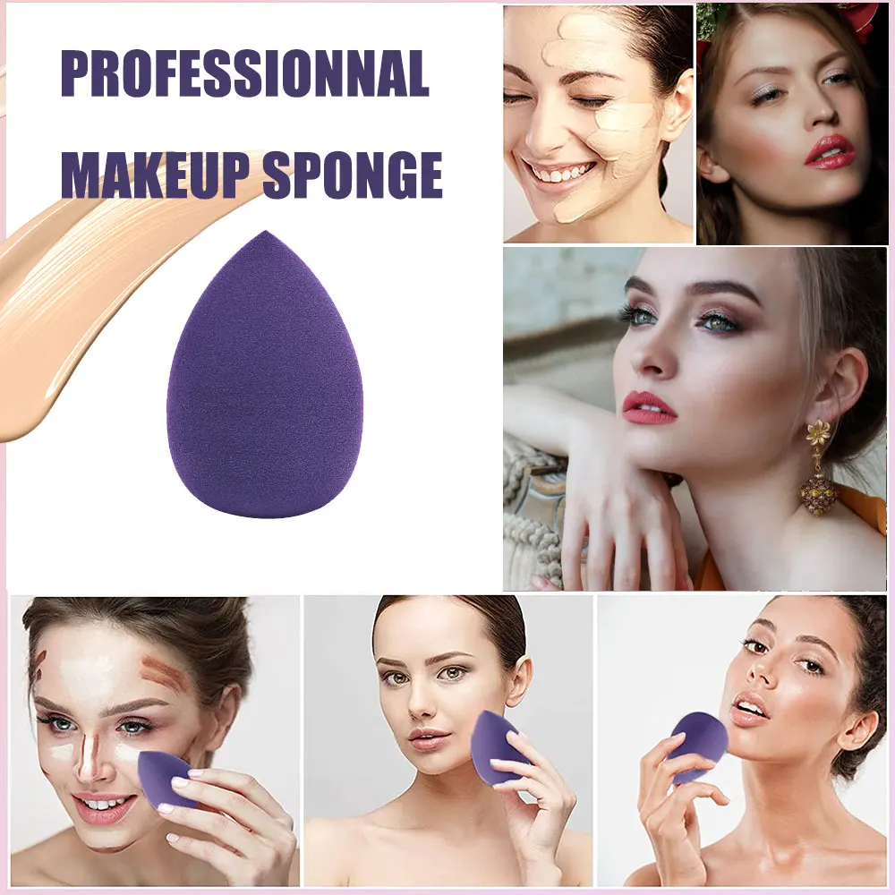 S34a8306d39464f349fcf4d994a58398bz 1/4/8pcs makeup sponge blender beauty egg blow cosmetic soft foundation sponges powder blow female make up accessories beauty to
