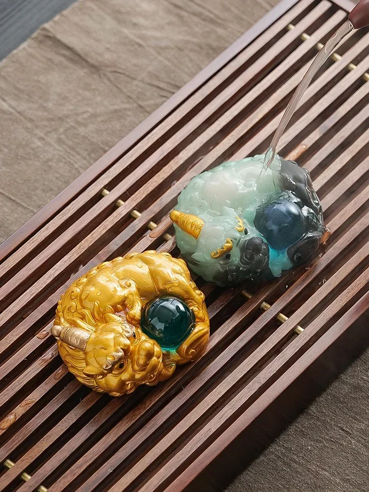Tea Pet Ornaments Pixiu Resin Tea Pet Decoration