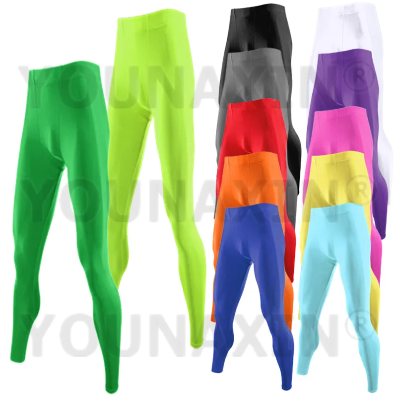 Men Base Layer Sport Pants Gym Basketball Football Leggings Boy Trousers Fitness Jogger Running Workout Training Quick-Drying sports leggings compression pants