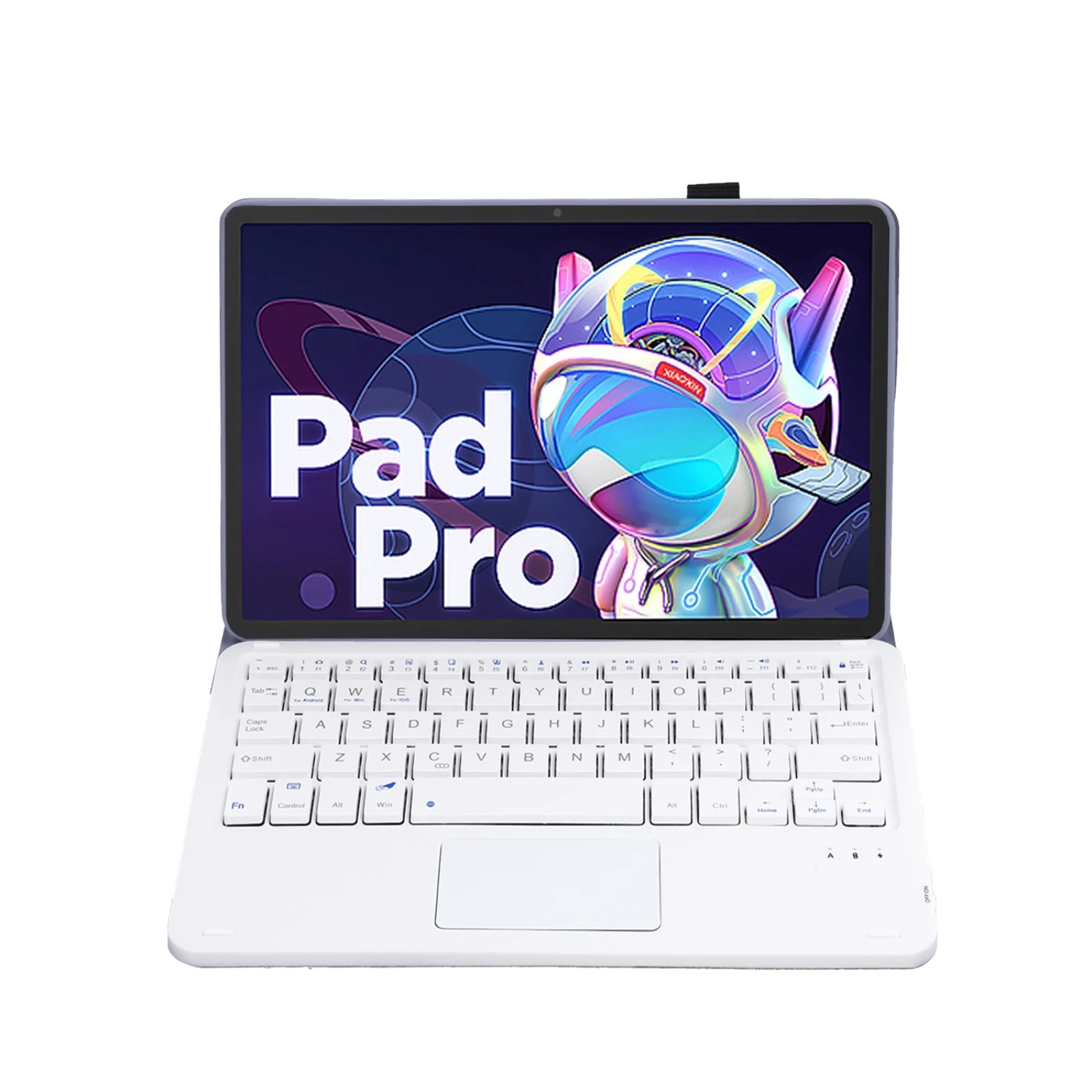 para Lenovo Xiaoxin Almofada 2023 10.6 Tab M10 Mais 10.6 3rd Gen 2023 Textura Teclado de Toque Bluetooth Case Tablet Couro do Plutônio - Imagem 2