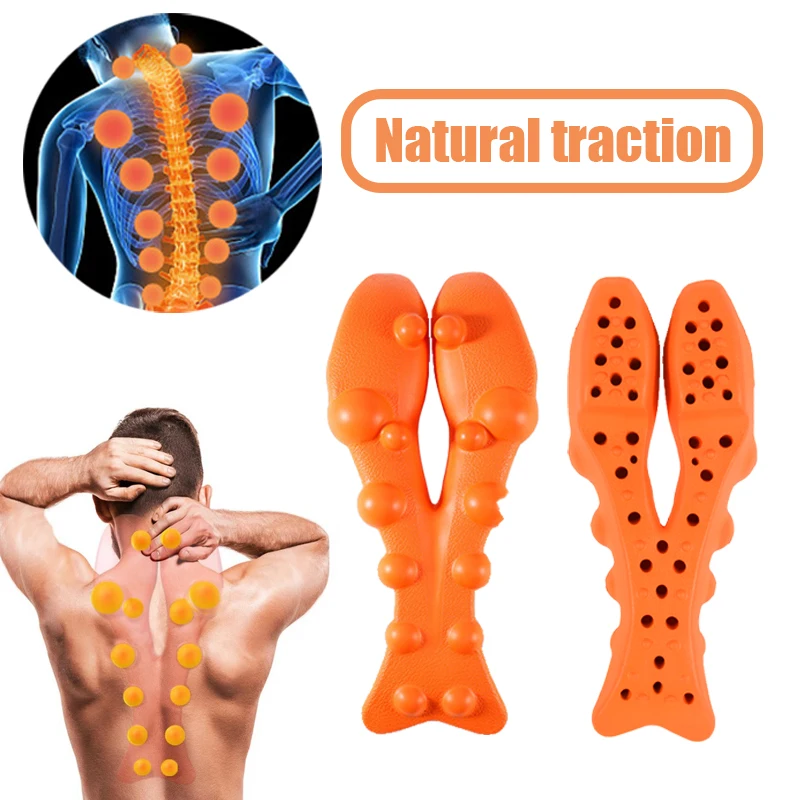 

Lumbar Spine Shoulder Neck Waist Massager Relieves Back Pain Lumbar Disc Herniation Suitable for Home Waist Pad Massage Pillow