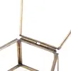 1pc New Geometrical Clear Glass Storage Box Jewelry Box New Fashion Wedding Bridal Ring Box Candy Box Gift Box 4