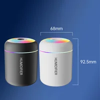 Mini humidificateur d'air USB 180ML, diffuseur d'arôme, purificateur d'huile essentielle, brumisateur, lumières colorées, pour maison, voiture, bureau 6