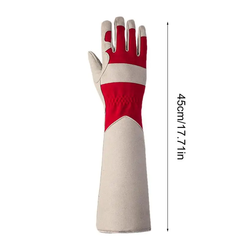 Long Gardening Gloves Or Women Thorn Proof Gloves Men's Rose Pruning Garden Gloves For Digging Glove Gardening Dipping Labor 6