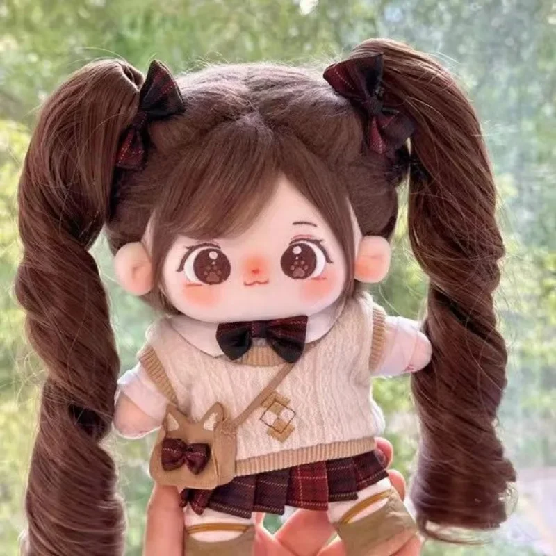 20cm Kawaii Anime Plush Doll Stuffed Customization Figure Miaomiao Cotton Doll Interchangeable Clothes Collection Birthday Gifts 6