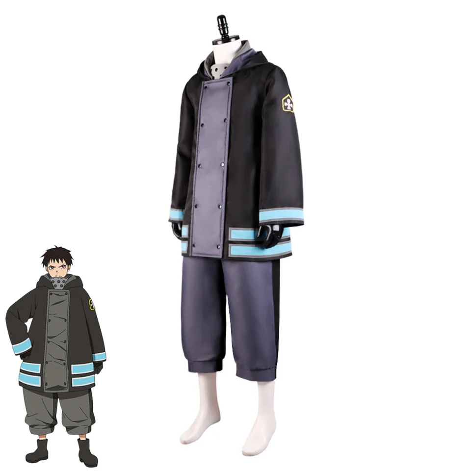Fire Force Cosplay Shinra Kusakabe Platforms Black Pink 2025 Fire Force fire-force-cosplay-shinra-kusakabe-platforms-black-pink-2025-fire-force