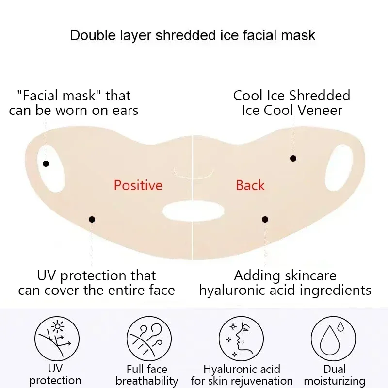 UV Protection Ice Silk Outdoor Sport Mask for Women