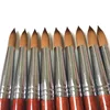 1PCS 100% Kolinsky Sable Acrylic Nail Art Brush No. 10#12#14#16#18#20#22#24 UV Gel Carving Pen Liquid Powder DIY Nails Drawing 4