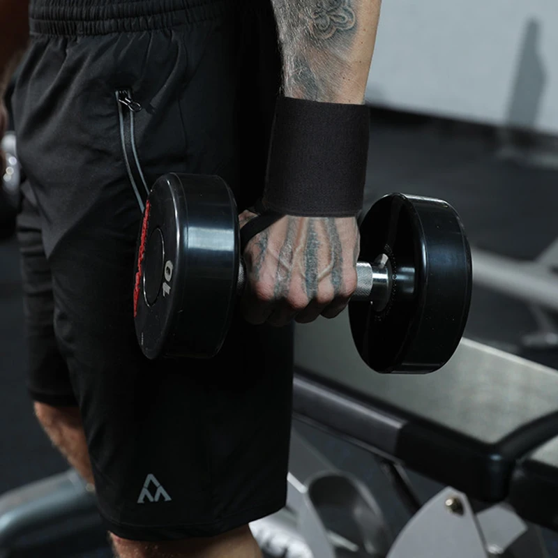 Padded Wrist Wrap Weight Lifting Support Brace Strap